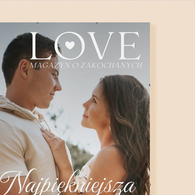 Okładka Magazynu: Love Dla Zakochanych - Personalizowany Plakat