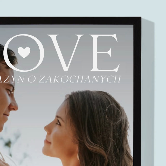 Okładka Magazynu: Love Dla Zakochanych - Wydruk Obramowany
