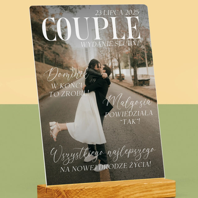 Okładka Magazynu: Couple - Wydruk Na Szkle Akrylowym