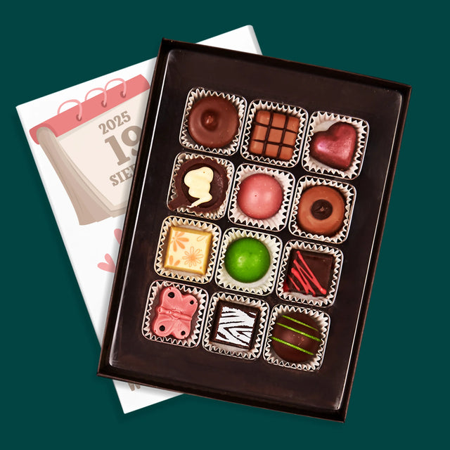 Zdjęcie i Podpis: Kartka z Kalendarza - Personalizowane Praliny