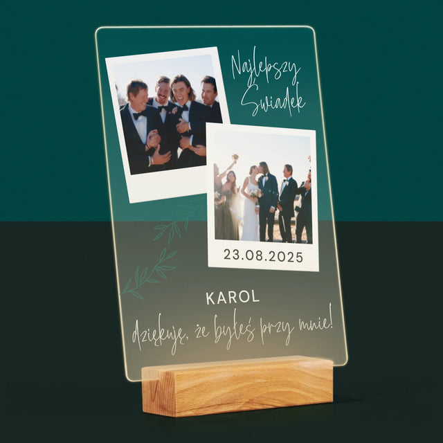 Fotokolaż: Najlepszy Świadek Polaroidy - Wydruk Na Szkle Akrylowym