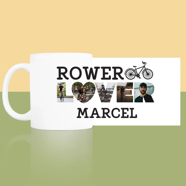 Słowo Ze Zdjęć: Rower Lover - Kubek z Nadrukiem