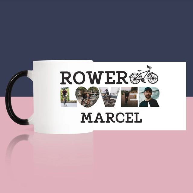 Słowo Ze Zdjęć: Rower Lover - Kubek z Nadrukiem