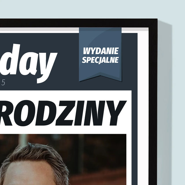 Okładka Magazynu: Birthday - Wydruk Obramowany
