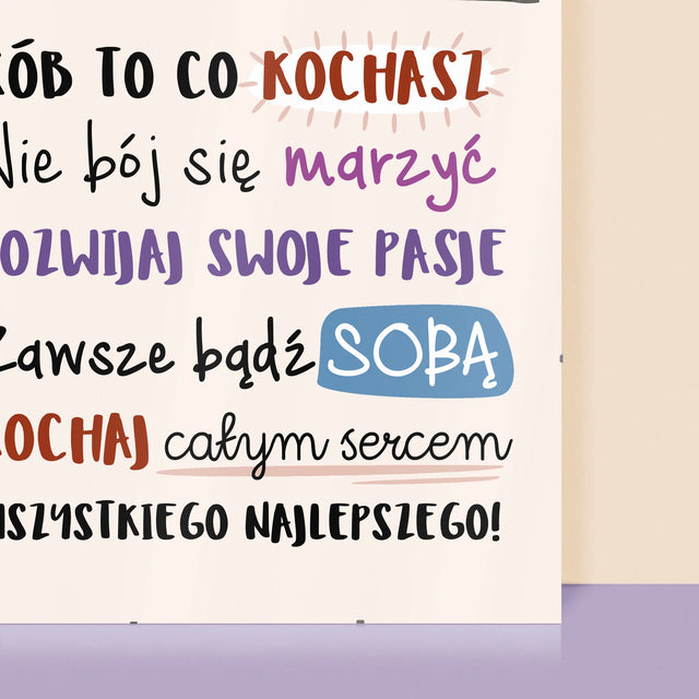 Fotokolaż: Urodziny Życzenia - Plakat