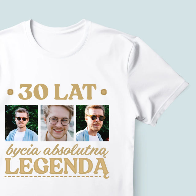 Fotokolaż: 30 Lat Bycia Legendą - Koszulka Męska