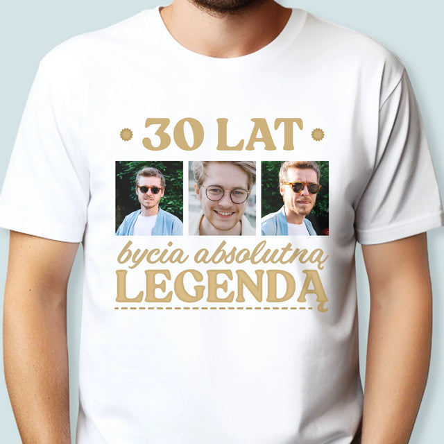 Fotokolaż: 30 Lat Bycia Legendą - Koszulka Męska
