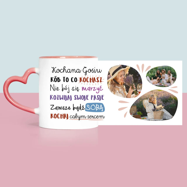 Fotokolaż: Urodziny Życzenia - Kubek z Nadrukiem