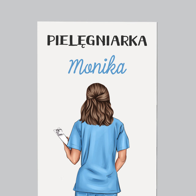 Kreator Postaci:  Cechy Pielęgniarki - Magnes Na Lodówkę