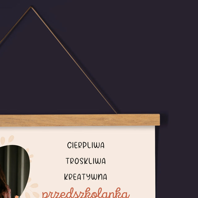 Zdjęcie i Podpis: Przedszkolanka - Kalendarz Plakatowy z Listwami