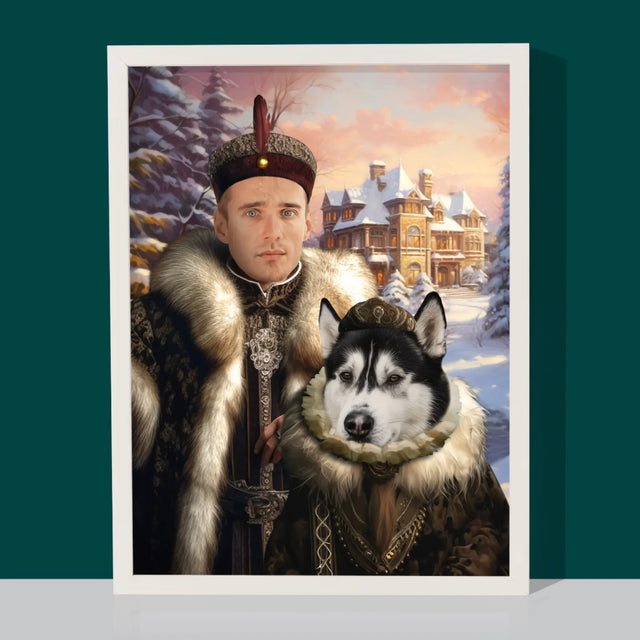 Królewski Portret: Szlachta - Wydruk z Twoim Zdjęciem