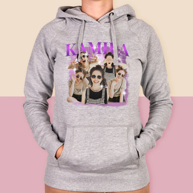 Twoja Postać: Bootleg Dla Niej - Bluza Damska z Kapturem