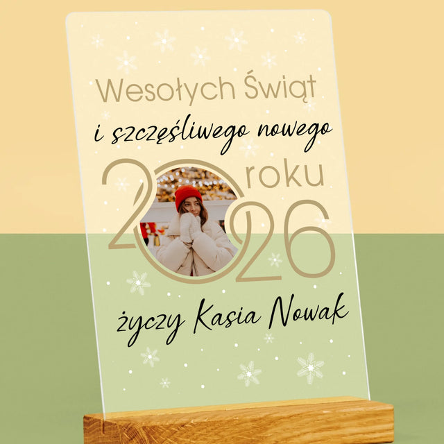 Fotokolaż: Szczęśliwego Nowego Roku - Wydruk Na Szkle Akrylowym