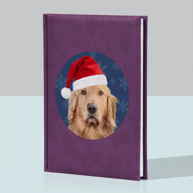 Zdjęcie I Podpis: Twój Pies Świąteczny - Notes Książkowy z Nadrukiem