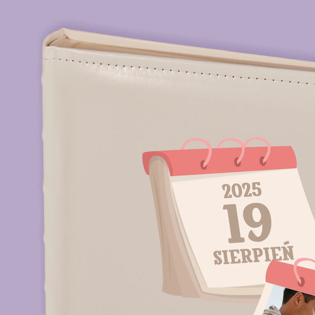 Zdjęcie i Podpis: Kartka z Kalendarza - Album Na Zdjęcia