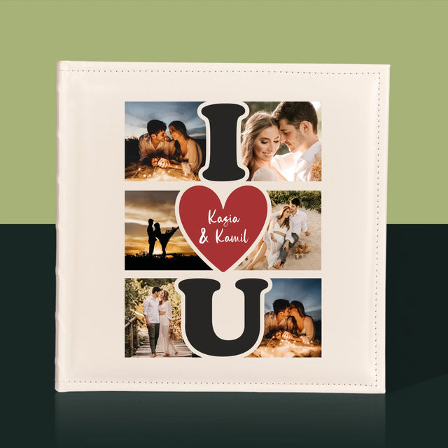 Fotokolaż: I Love You - Album Na Zdjęcia