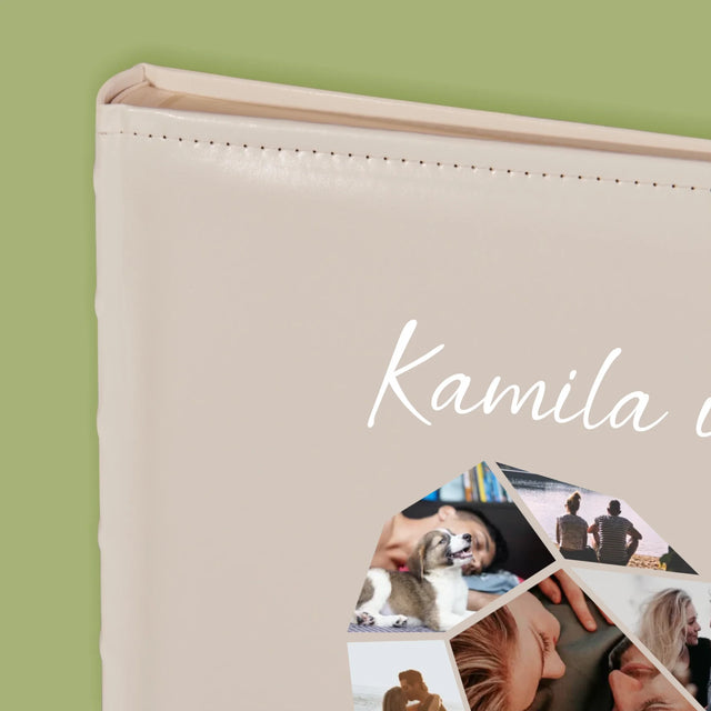 Fotokolaż: Serce Geometryczne - Album Na Zdjęcia