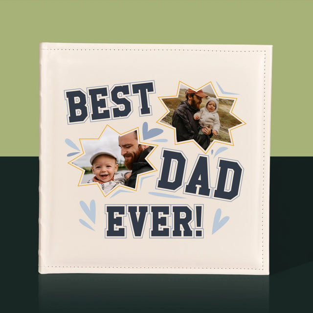 Fotokolaż: Best Dad Ever Gwiazdy - Album Na Zdjęcia