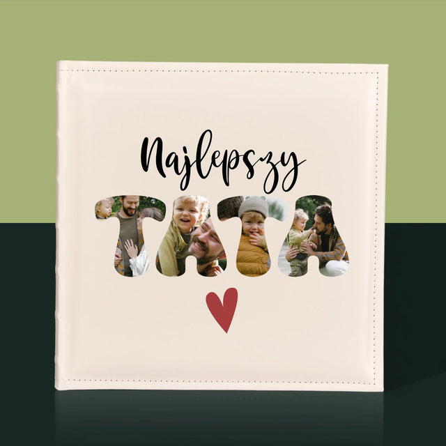 Zdjęcie I Podpis: Najlepszy Tata Serce - Album Na Zdjęcia