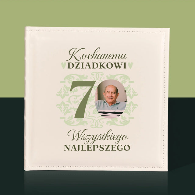Zdjęcie I Podpis: Kochanemu Dziadkowi Wszystkiego Najlepszego - Album Na Zdjęcia