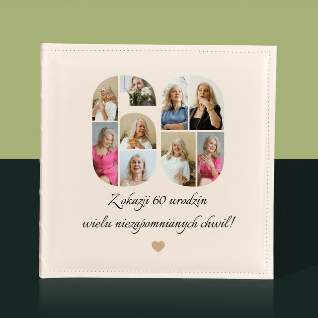 Kształt Ze Zdjęć: 60 Urodziny Życzenia - Album Na Zdjęcia