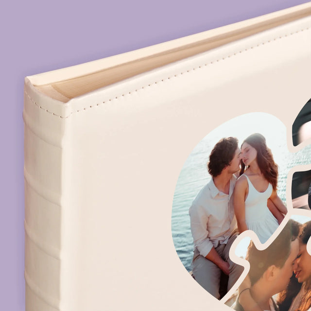 Fotokolaż: Walentynkowe Puzzle - Album Na Zdjęcia