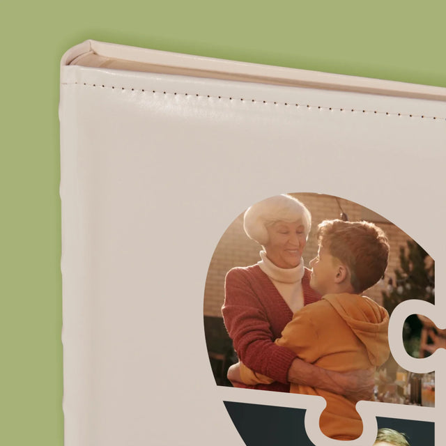 Fotokolaż: Puzzle Serce Dla Babci - Album Na Zdjęcia