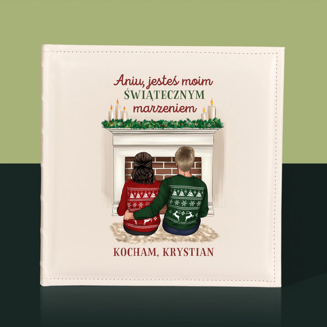 Kreator Postaci: Świąteczna Para - Album Na Zdjęcia