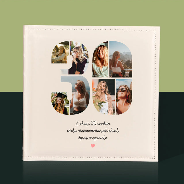 Fotokolaż: 30 Urodziny Życzenia - Album Na Zdjęcia