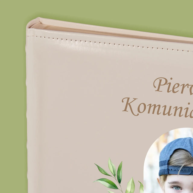 Zdjęcie i Podpis: Pierwsza Komunia Święta Życzenia - Album Na Zdjęcia