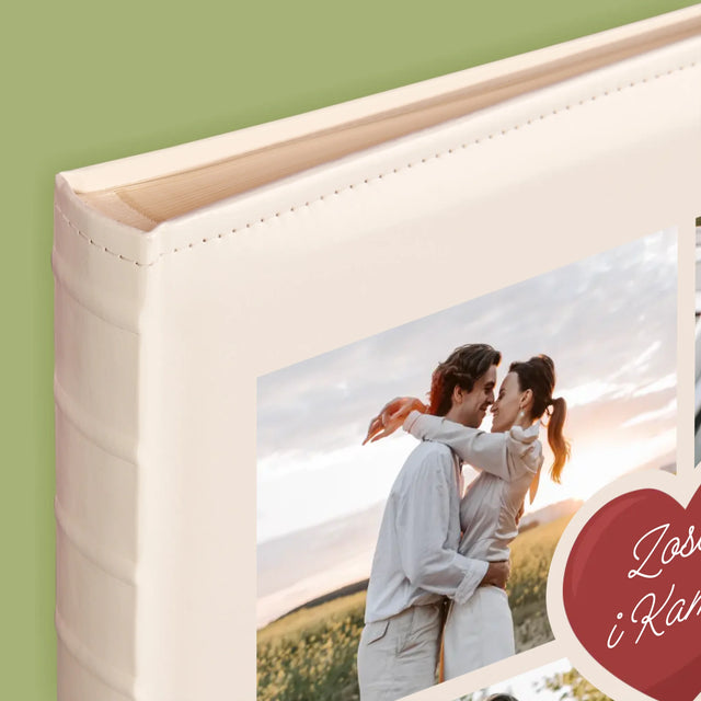 Fotokolaż: Pierwsza Rocznica Serce - Album Na Zdjęcia