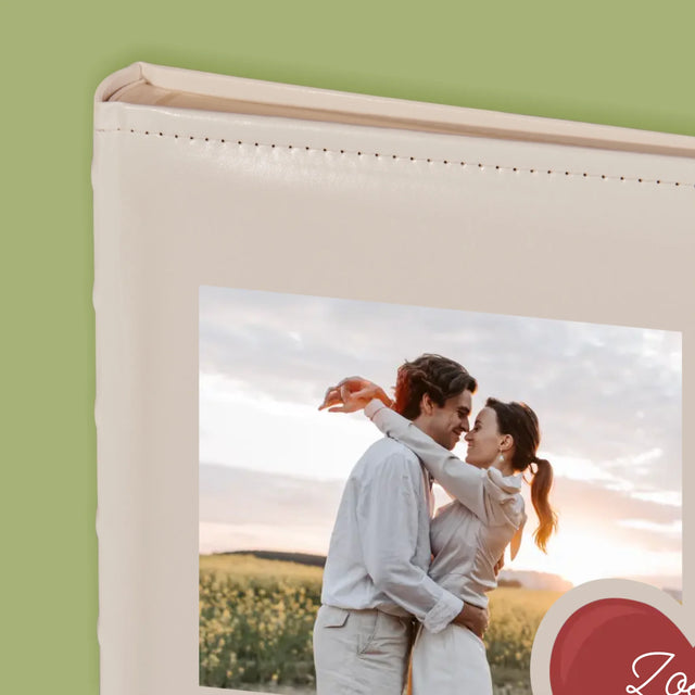 Fotokolaż: Pierwsza Rocznica Serce - Album Na Zdjęcia