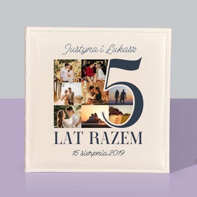 Fotokolaż: 5 Lat Razem - Album Na Zdjęcia