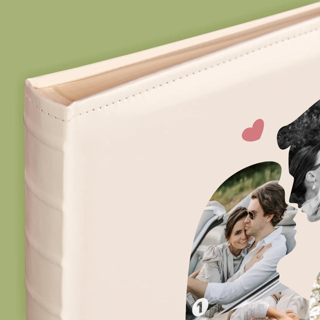 Kształt Ze Zdjęć: Zakochana Para - Album Na Zdjęcia