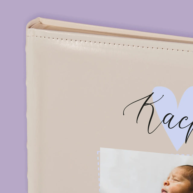 Metryczka Dziecka: Serduszko Chłopiec - Album Na Zdjęcia