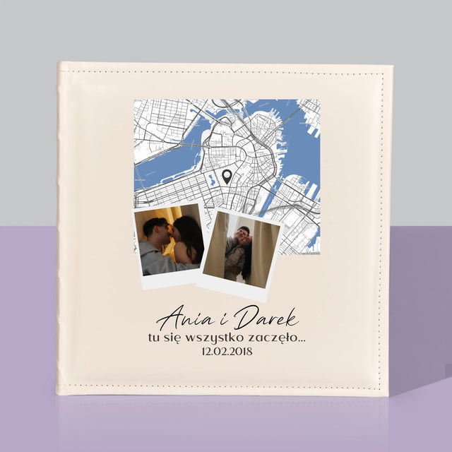 Mapa Miasta: Gdzie Się Zaczęło - Album Na Zdjęcia