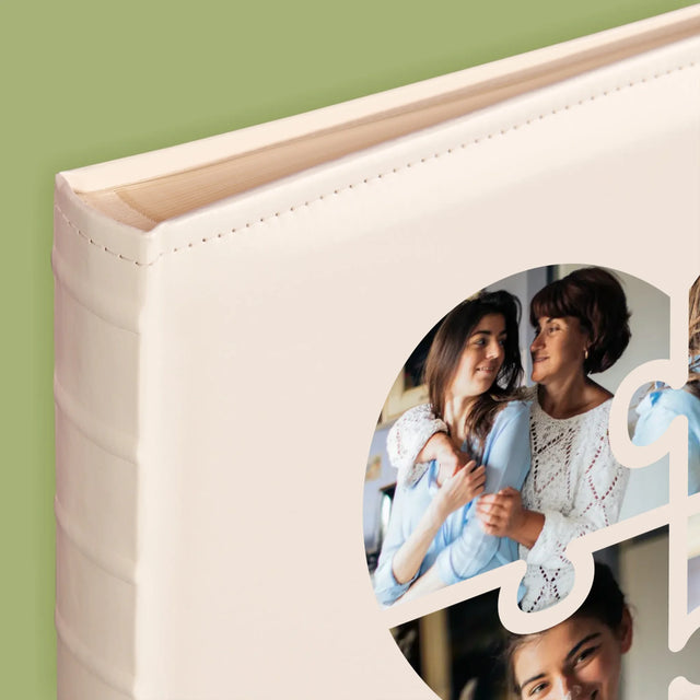 Fotokolaż: Puzzle Serce Dla Mamy - Album Na Zdjęcia