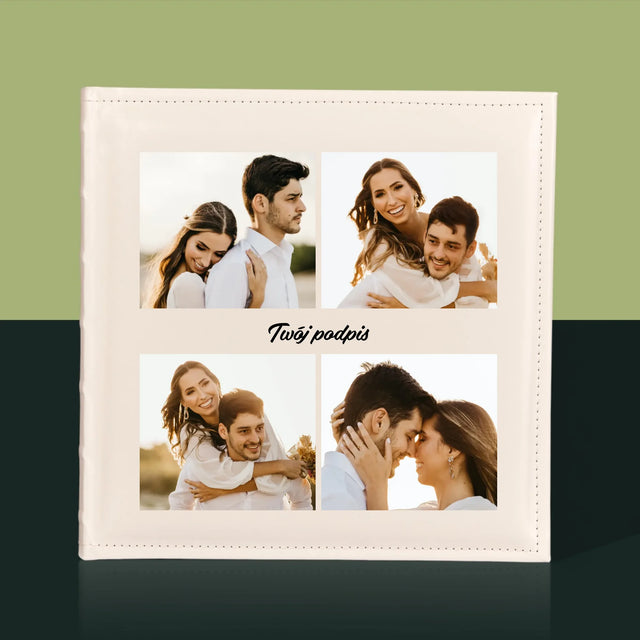 Fotokolaż: 4 Zdjęcia i Podpis - Album Na Zdjęcia