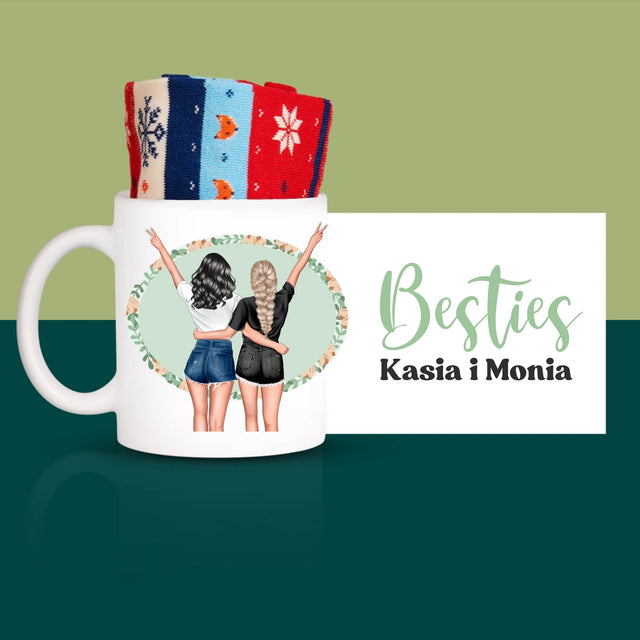 Kreator Postaci: Best Friends - Zimowe Skarpetki w Kubku