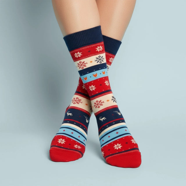 Imię i Podpis: i Love Christmas - Zimowe Skarpetki w Kubku