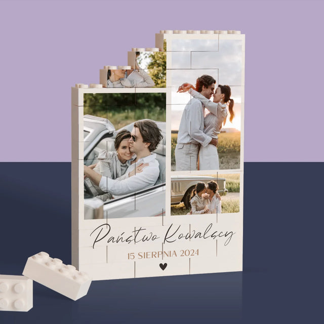 Fotokolaż: Państwo - Klocki LEGO z Nadrukiem