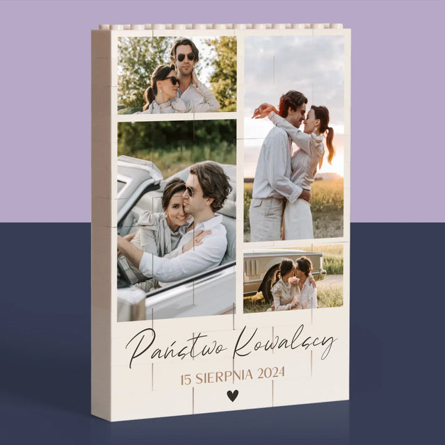 Fotokolaż: Państwo - Klocki LEGO z Nadrukiem