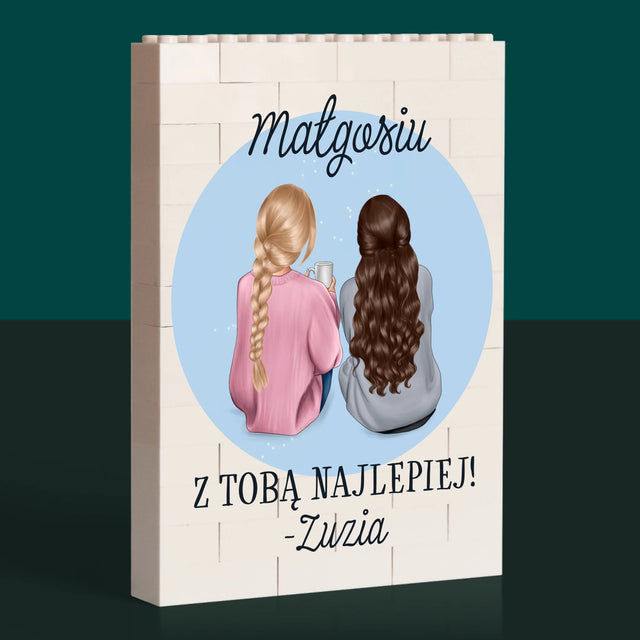 Kreator Postaci: Przyjaciółki - Klocki LEGO z Nadrukiem
