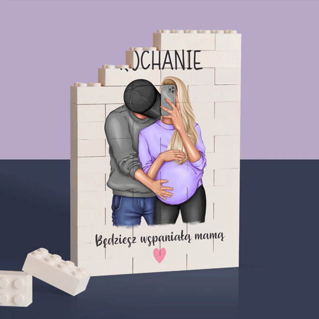 Kreator Postaci: Będziesz Wspaniałą Mamą - Klocki LEGO z Nadrukiem