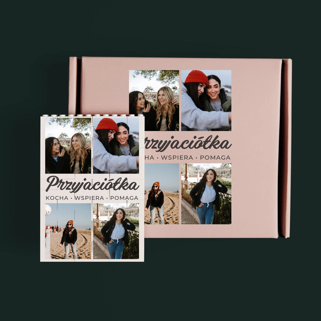 Fotokolaż: Ukochana Przyjaciółka - Klocki LEGO z Nadrukiem