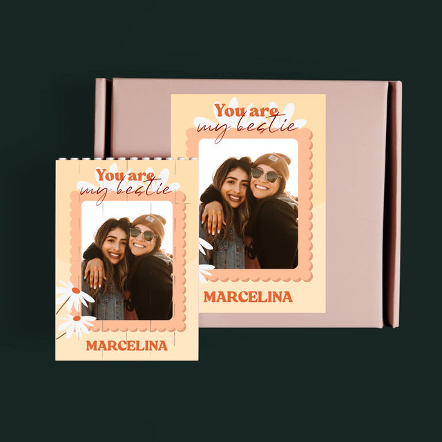 Fotokolaż: Zdjęcie Besties - Klocki LEGO z Nadrukiem