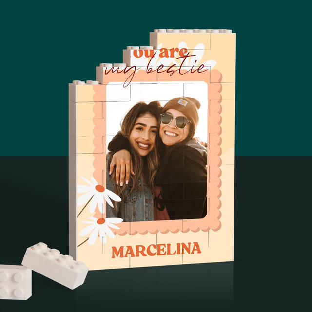 Fotokolaż: Zdjęcie Besties - Klocki LEGO z Nadrukiem