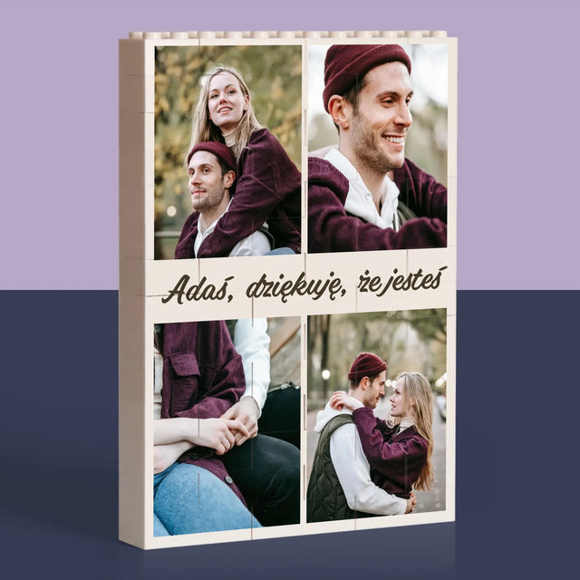 Fotokolaż: Zdjęcia Dla Chłopaka - Klocki LEGO z Nadrukiem