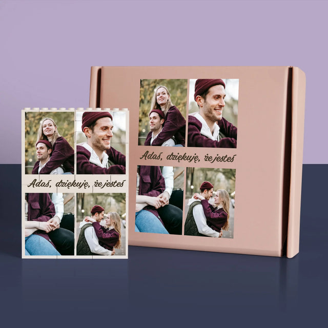 Fotokolaż: Zdjęcia Dla Chłopaka - Klocki LEGO z Nadrukiem