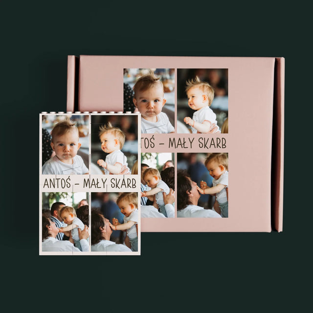 Fotokolaż: Zdjęcia z Dzieckiem - Klocki LEGO z Nadrukiem